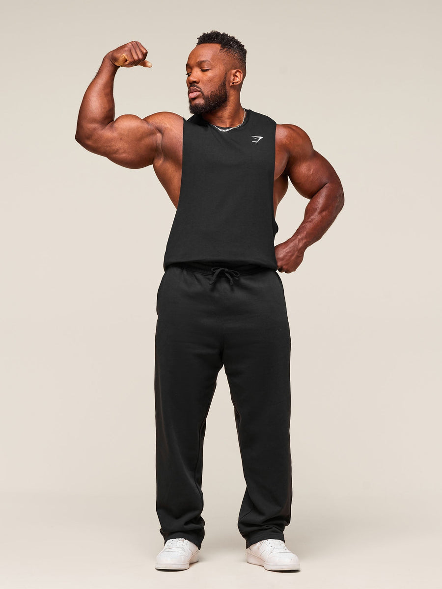 Gymshark Critical 2.0 Drop Arm Tank — Black — 6