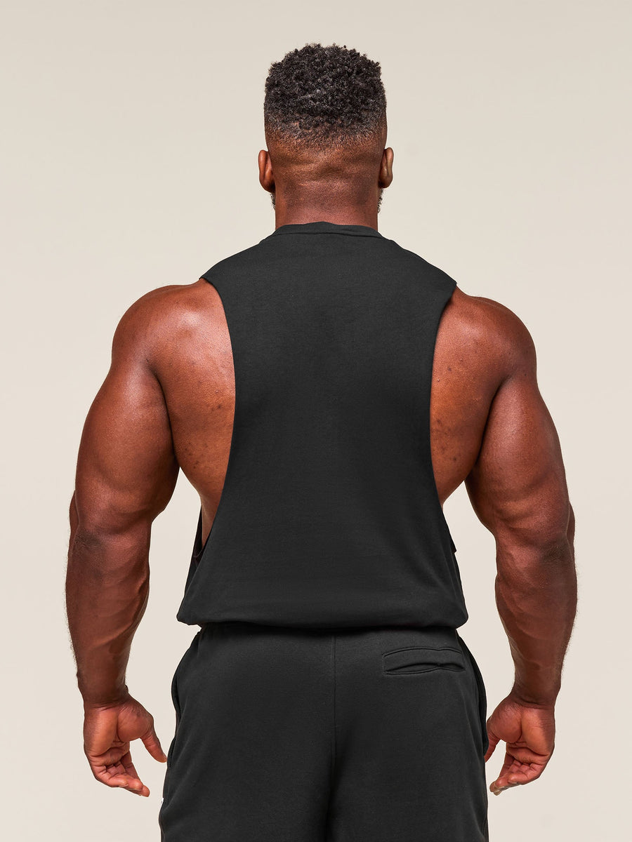 Gymshark Critical 2.0 Drop Arm Tank — Black — 2
