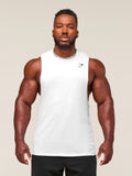 Gymshark Critical 2.0 Drop Arm Tank — White — 4