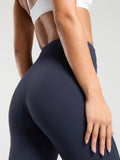 Gymshark Crossover Tall Flared Leggings — Heavy Blue — 5