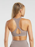 Gymshark Crossover Sports Bra — Washed Mauve — 2