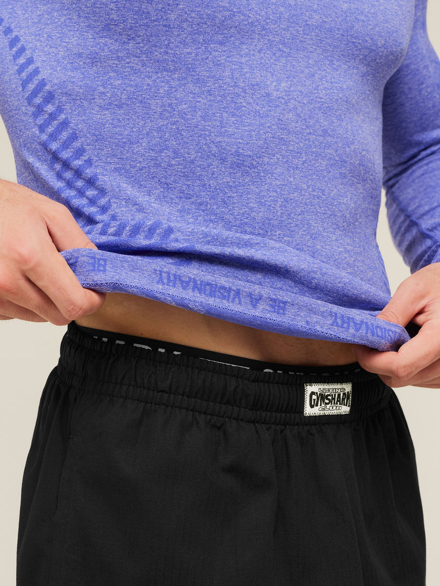 Gymshark Devant Seamless Long Sleeve T-Shirt — Amethyst — 8