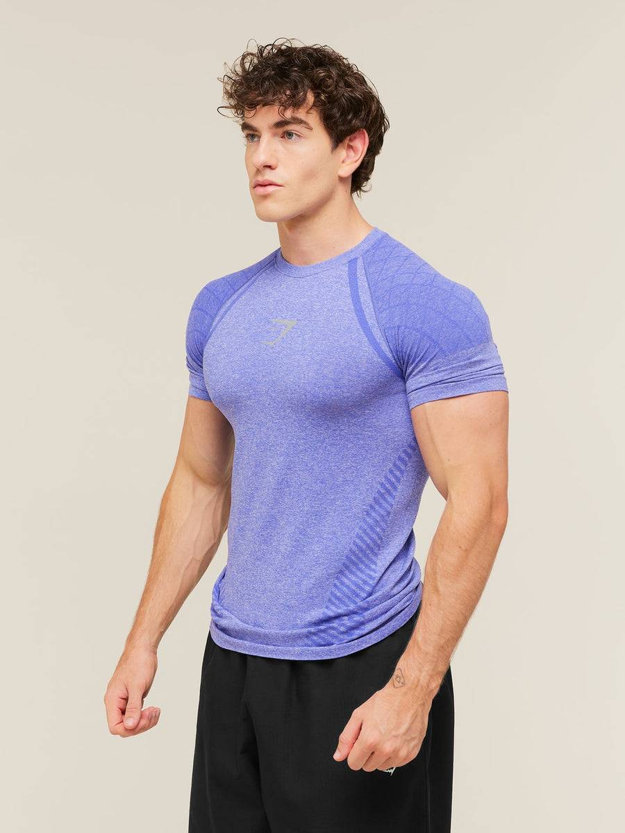 Gymshark Devant Seamless T-Shirt — Amethyst — 4