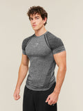 Gymshark Devant Seamless T-Shirt — Black — 3