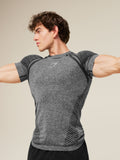 Gymshark Devant Seamless T-Shirt — Black — 6