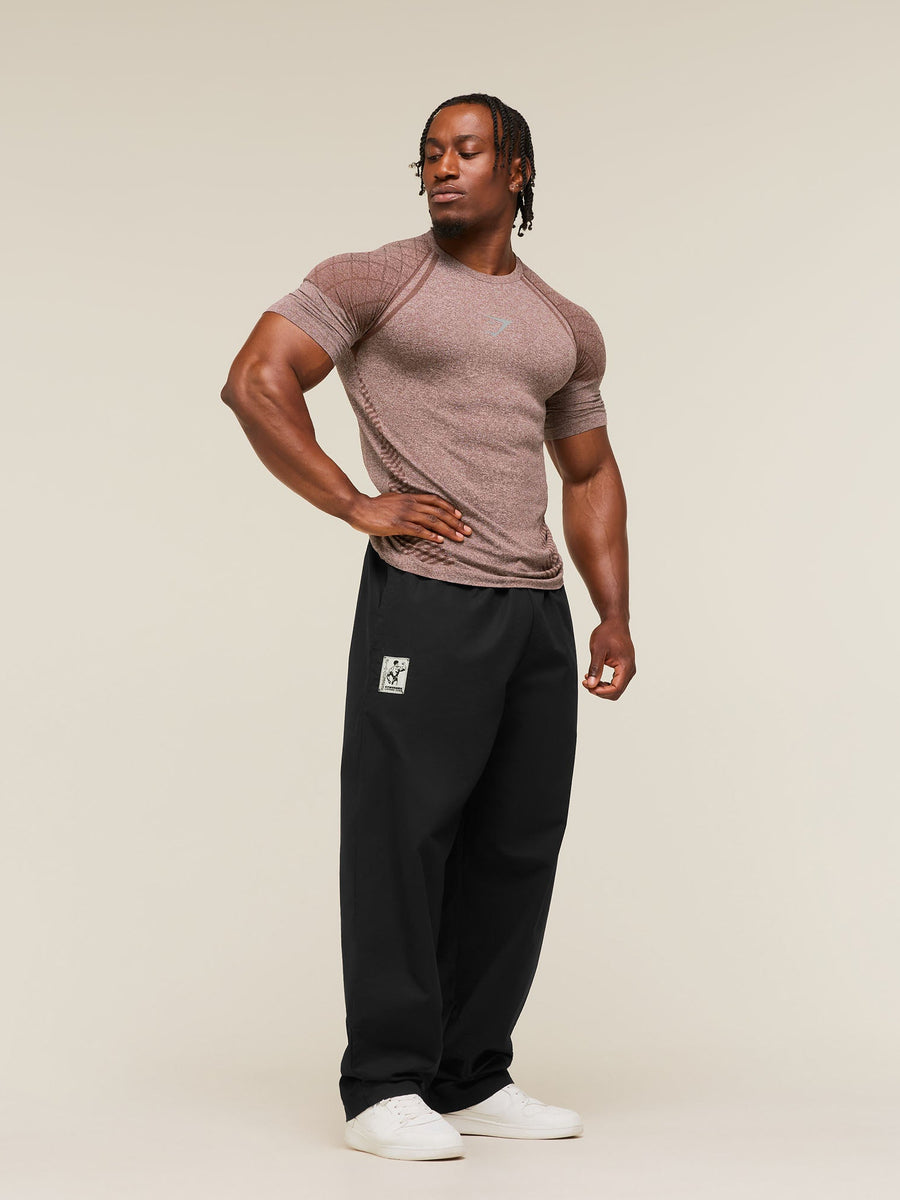 Gymshark Devant Seamless T-Shirt — Espresso Brown — 4