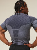 Gymshark Devant Seamless T-Shirt — Heavy Blue — 6