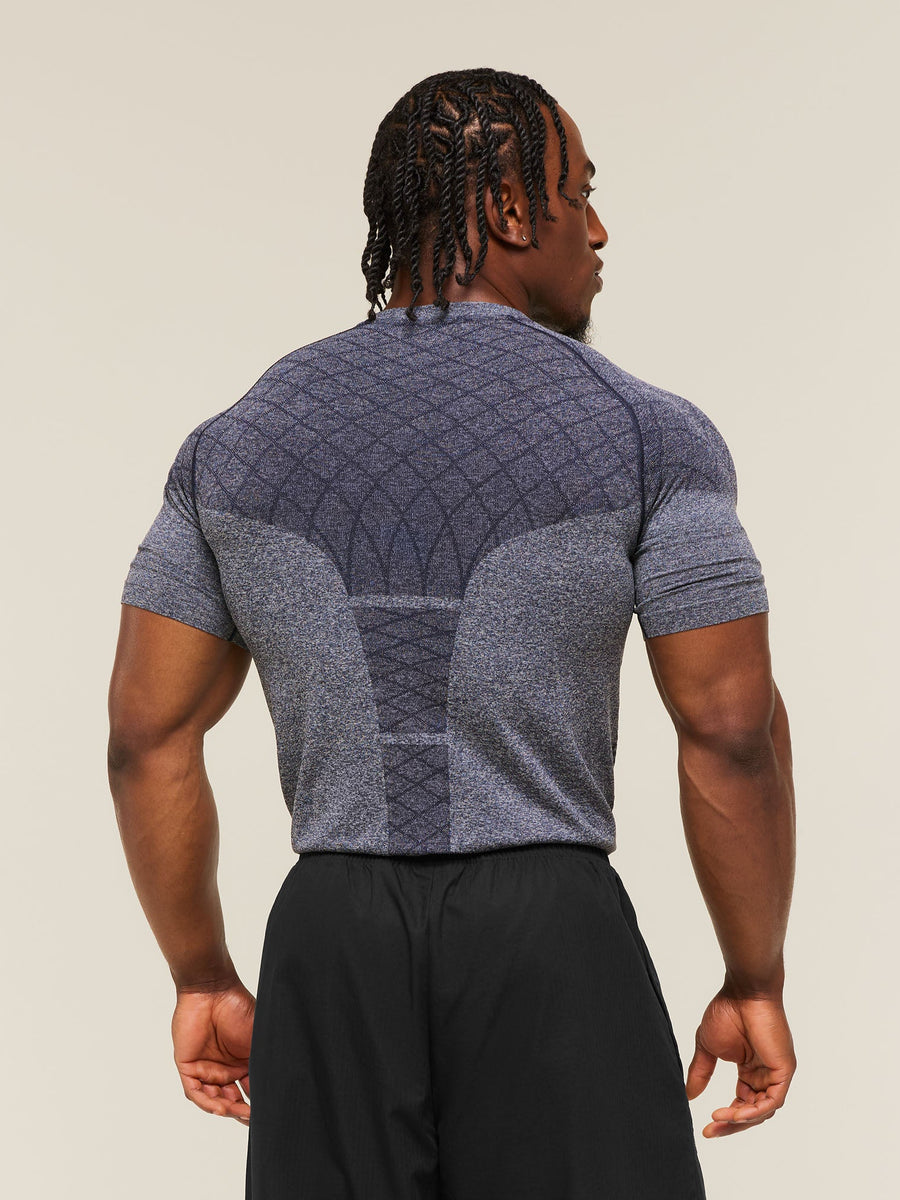 Gymshark Devant Seamless T-Shirt — Heavy Blue — 2