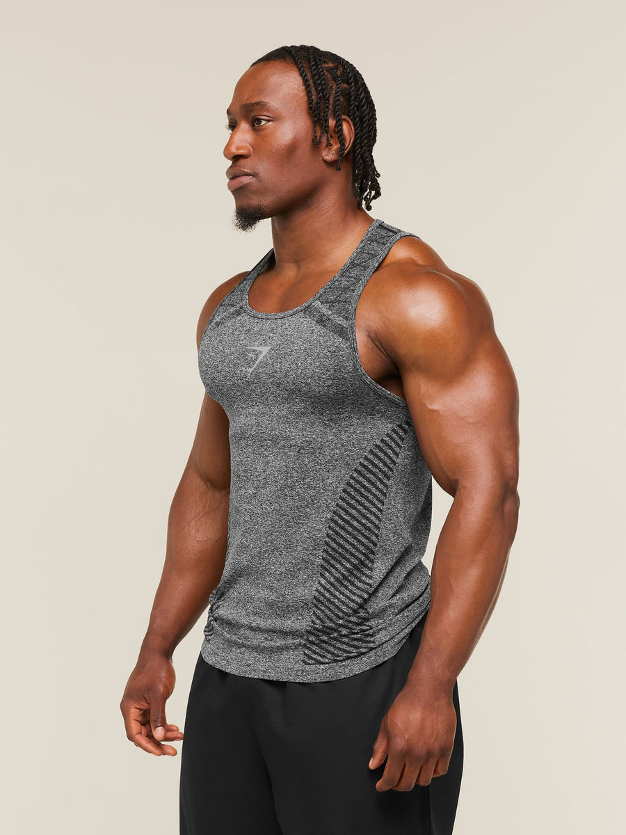Gymshark Devant Seamless Tank — Black — 3