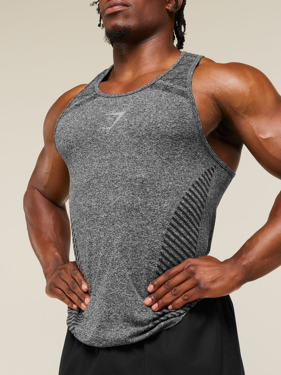 Gymshark Devant Seamless Tank — Black — 5