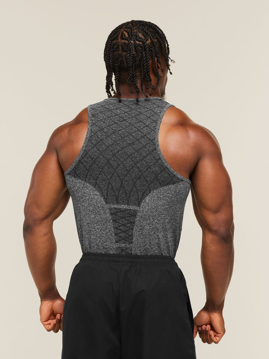 Gymshark Devant Seamless Tank — Black — 2