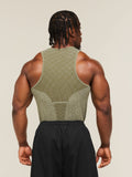 Gymshark Devant Seamless Tank — Canvas Green — 2