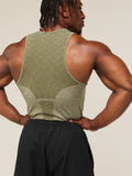 Gymshark Devant Seamless Tank — Canvas Green — 5
