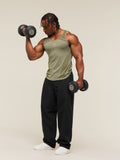 Gymshark Devant Seamless Tank — Canvas Green — 4