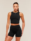 Gymshark Lifting Dipped Crop Tank — Black — 2