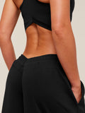 Gymshark Lifting Dipped Waistband Pants — Black — 6