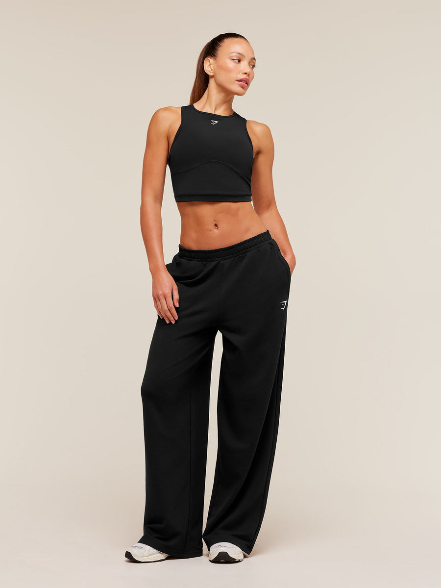 Gymshark Lifting Dipped Waistband Pants — Black — 4
