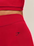 Gymshark Lifting Dipped Waistband Shorts — Carmine Red — 5