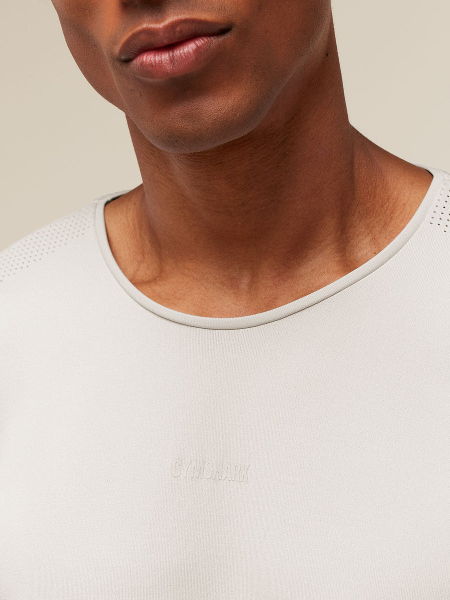 Gymshark Distance Seamless T-Shirt — Mist Grey — 6