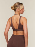 Gymshark Double Layer Medium Support Sports Bra — Espresso Brown/Soft Brown — 2