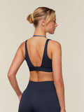 Gymshark Double Layer Medium Support Sports Bra — Heavy Blue/Shadow Blue — 2