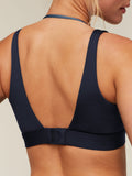 Gymshark Double Layer Medium Support Sports Bra — Heavy Blue/Shadow Blue — 4
