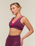 Gymshark Double Layer Medium Support Sports Bra — Strength Pink/Performance Pink — 3