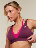 Gymshark Double Layer Medium Support Sports Bra — Strength Pink/Performance Pink — 5