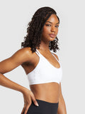 Gymshark Double Up Sports Bra — White — 3