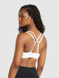 Gymshark Double Up Sports Bra — White — 2