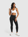 Gymshark Double Up Sports Bra — White — 4