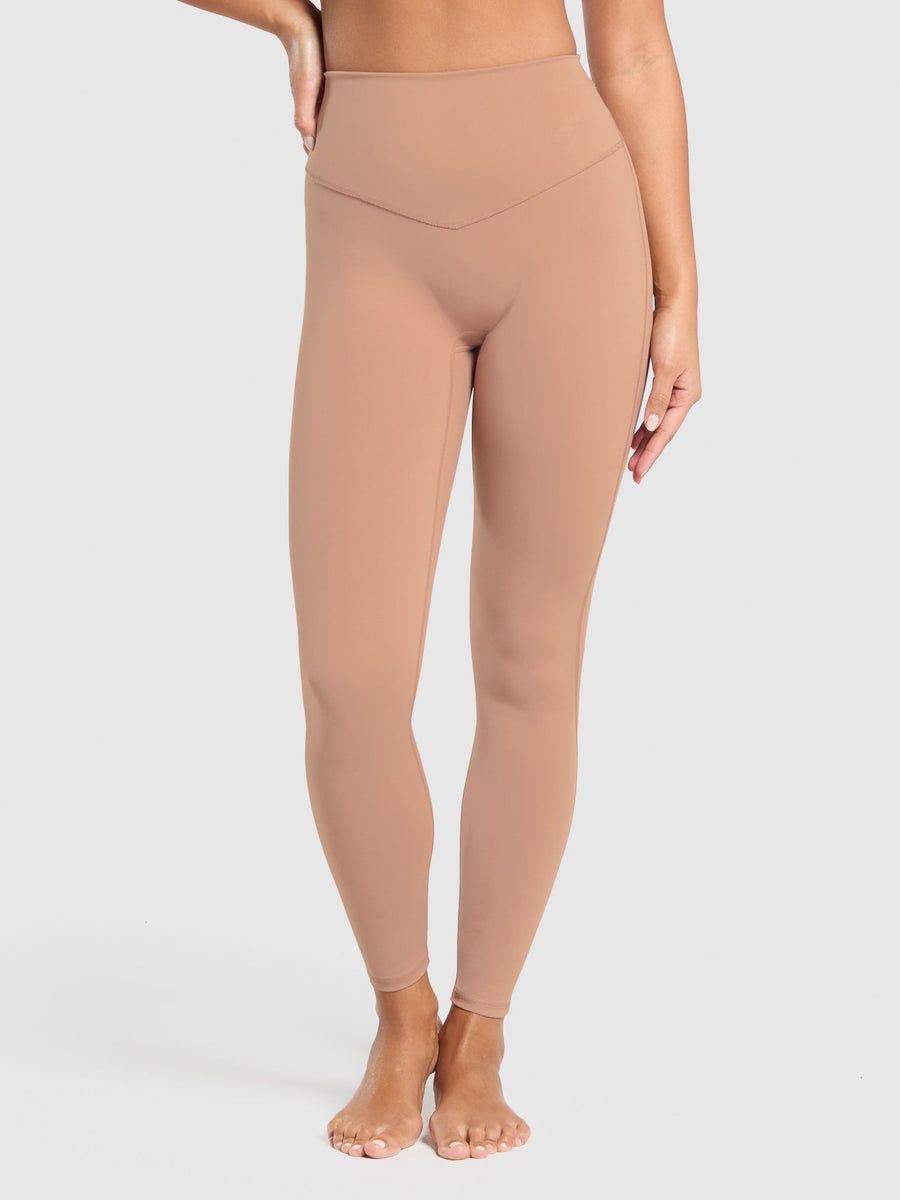 Gymshark Elevate Leggings 2.0 — Autumn Brown — 1