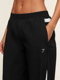 Gymshark Edge Dipped Pants Tall — Black/White — 6
