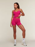 Gymshark Edge Dipped Shorts — Performance Pink — 4