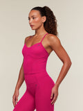 Gymshark Edge Dipped Tank with Shelf — Performance Pink — 3