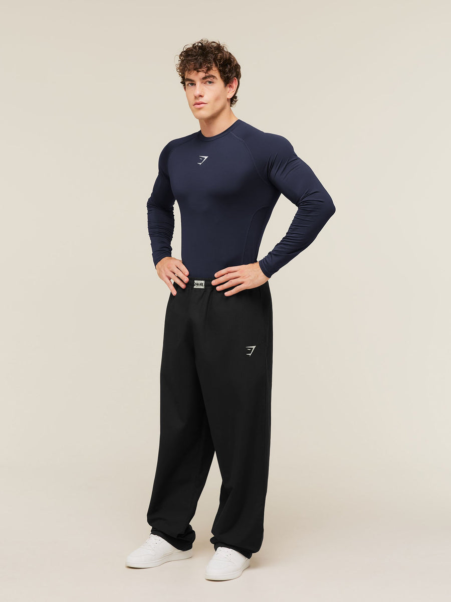 Gymshark Element Baselayer Long Sleeve T-Shirt — Heavy Blue — 4