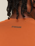 Gymshark Element Baselayer T-Shirt — Nutmeg Orange — 6