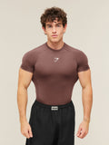 Gymshark Element Baselayer T-Shirt — Espresso Brown — 1