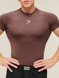 Gymshark Element Baselayer T-Shirt — Espresso Brown — 4