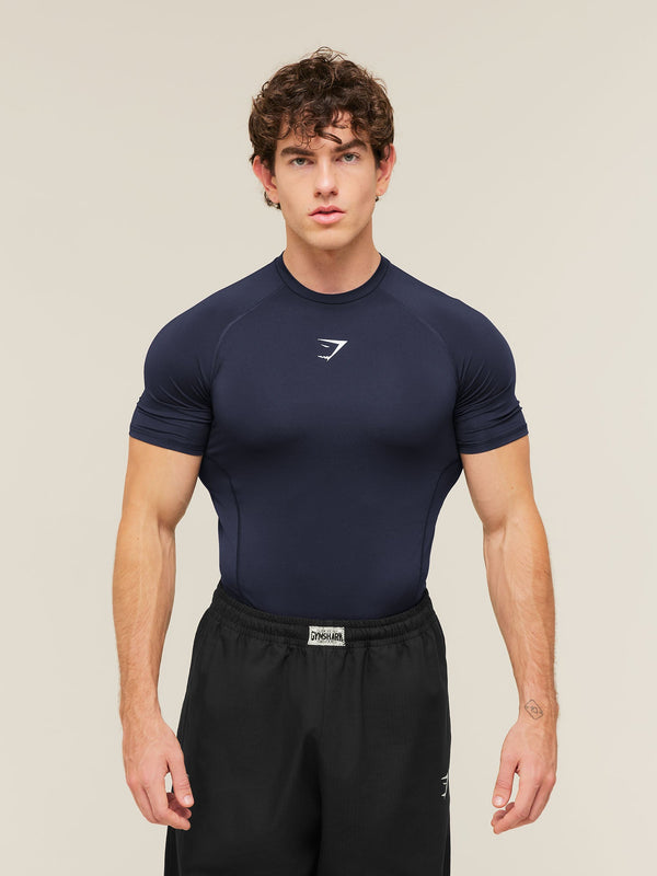 Gymshark Element Baselayer T-Shirt — Heavy Blue