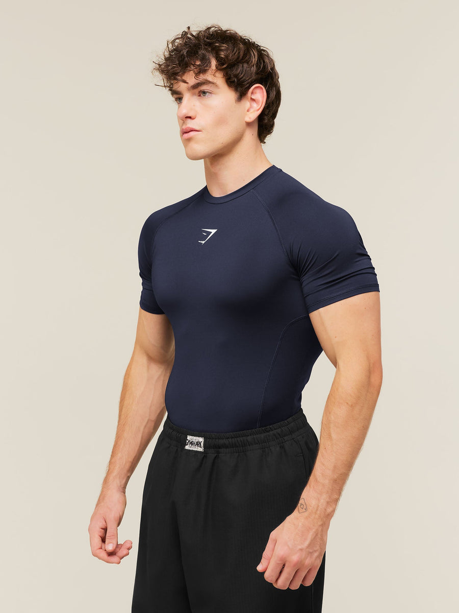 Gymshark Element Baselayer T-Shirt — Heavy Blue — 3