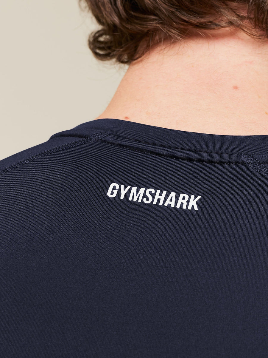 Gymshark Element Baselayer T-Shirt — Heavy Blue — 5