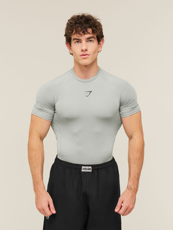 Gymshark Element Baselayer T-Shirt — Smokey Grey