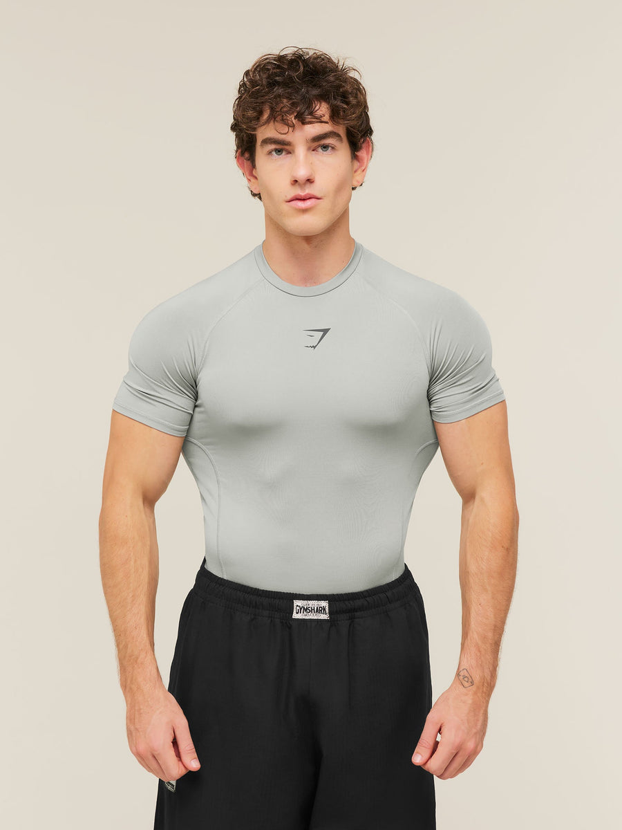 Gymshark Element Baselayer T-Shirt — Smokey Grey — 1