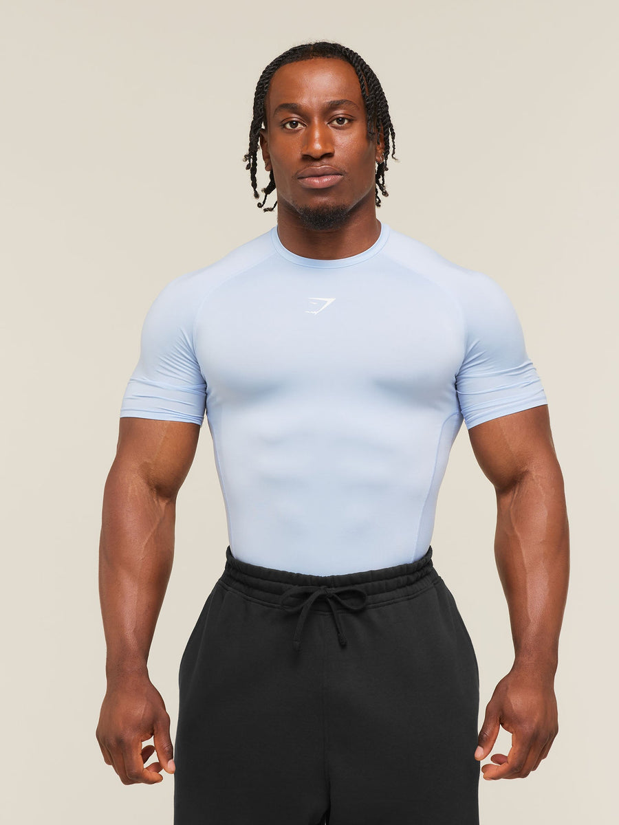 Gymshark Element Baselayer T-Shirt — Tranquil Blue — 1