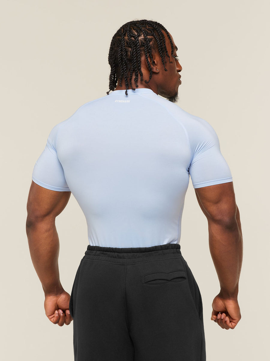 Gymshark Element Baselayer T-Shirt — Tranquil Blue — 2
