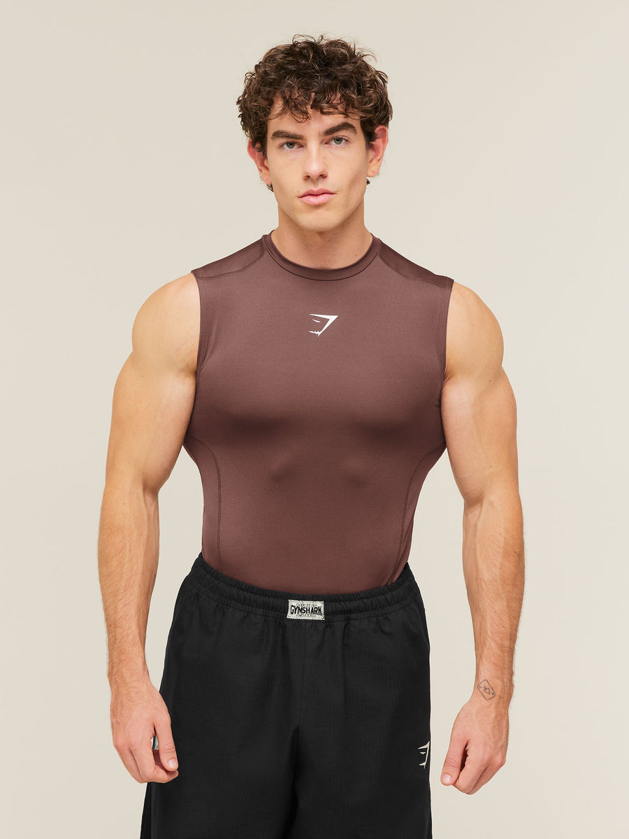 Gymshark Element Tank — Espresso Brown — 1