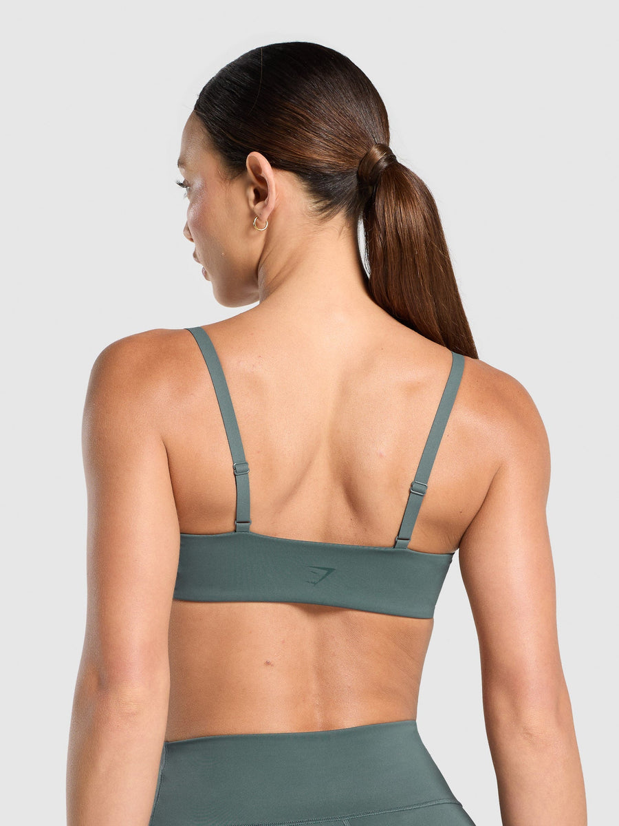 Gymshark Elevate Ruched Sports Bra — Slate Teal — 2