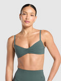 Gymshark Elevate Ruched Sports Bra — Slate Teal — 1