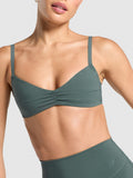 Gymshark Elevate Ruched Sports Bra — Slate Teal — 5